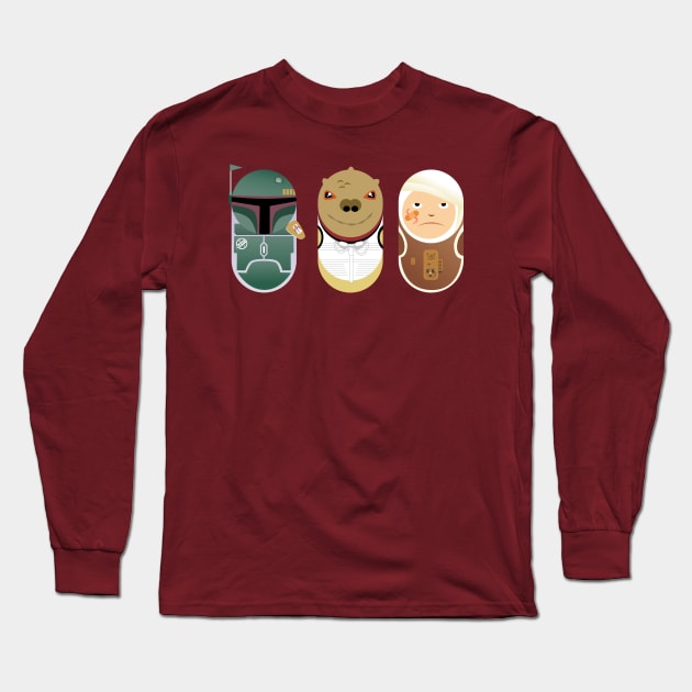 Bounty Hunters Capsule Designs Long Sleeve T-Shirt by GoodOneWah